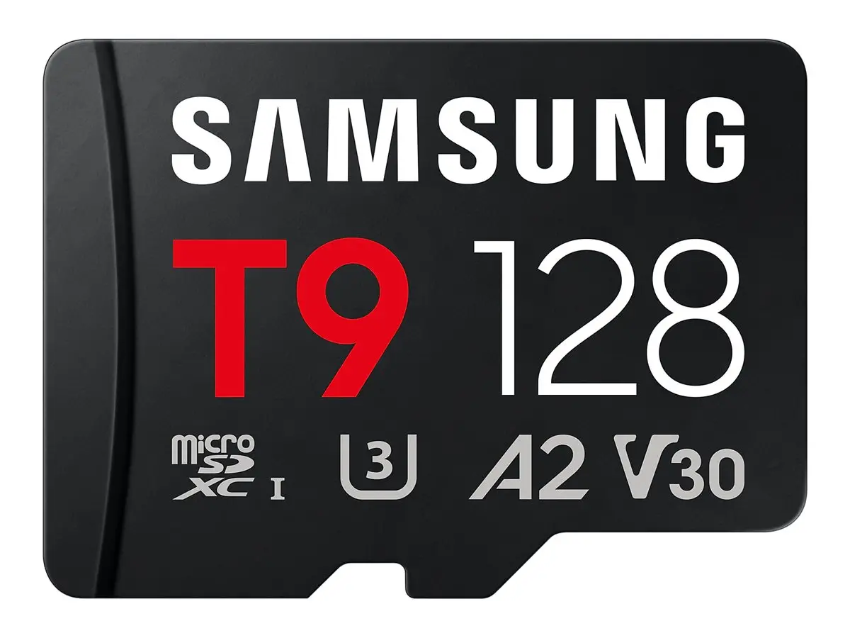 Памет, Samsung 128GB micro SD Card T9 UHS-I Read 200MB/s - Write 130MB/s Class 10 U3 V30 A2