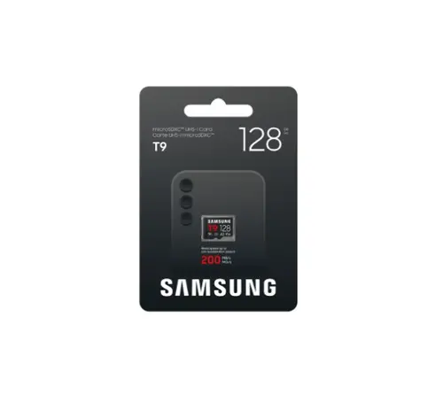 Памет, Samsung 128GB micro SD Card T9 UHS-I Read 200MB/s - Write 130MB/s Class 10 U3 V30 A2 - image 3