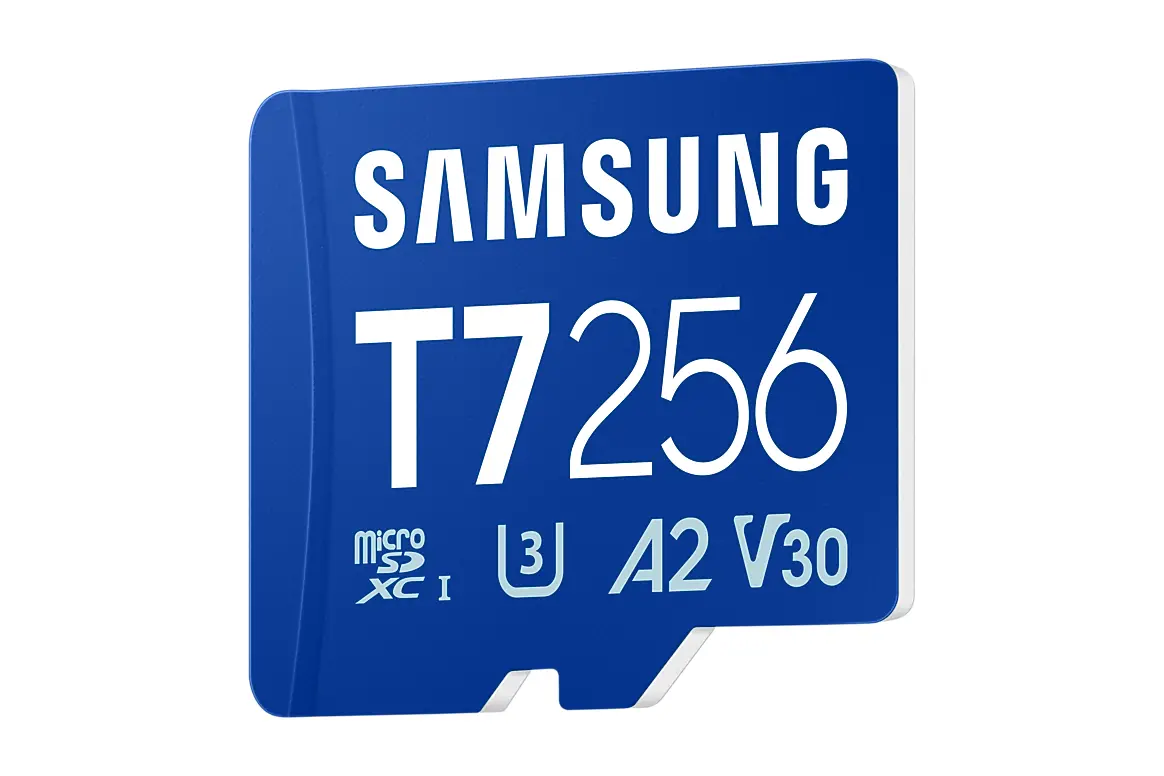 Памет, Samsung 256GB micro SD Card T7 UHS-I Transfer Speed up to 170MB/s Class 10 U3 V30 A2 - image 1