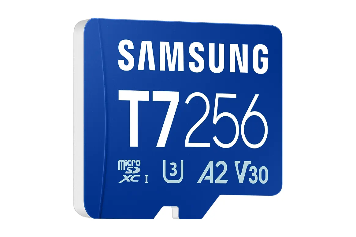 Памет, Samsung 256GB micro SD Card T7 UHS-I Transfer Speed up to 170MB/s Class 10 U3 V30 A2 - image 2