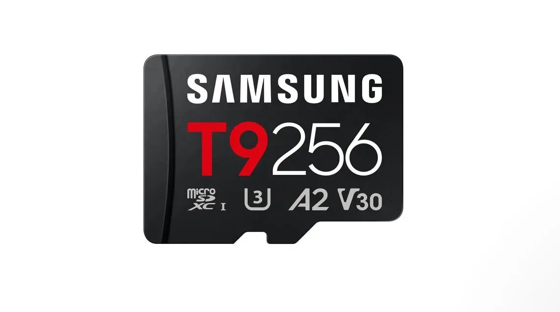 Памет, Samsung 256GB micro SD Card T9 UHS-I Read 200MB/s - Write 130MB/s Class 10 U3 V30 A2