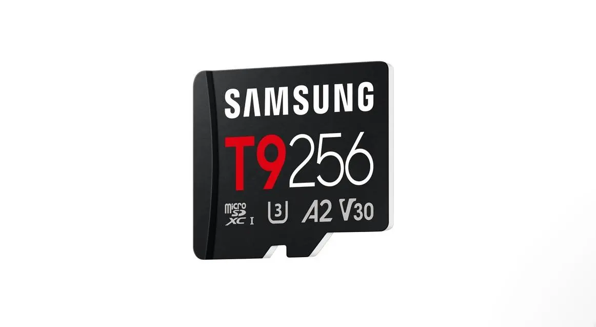 Памет, Samsung 256GB micro SD Card T9 UHS-I Read 200MB/s - Write 130MB/s Class 10 U3 V30 A2 - image 1