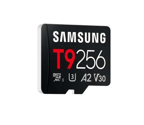 Памет, Samsung 256GB micro SD Card T9 UHS-I Read 200MB/s - Write 130MB/s Class 10 U3 V30 A2 - image 2
