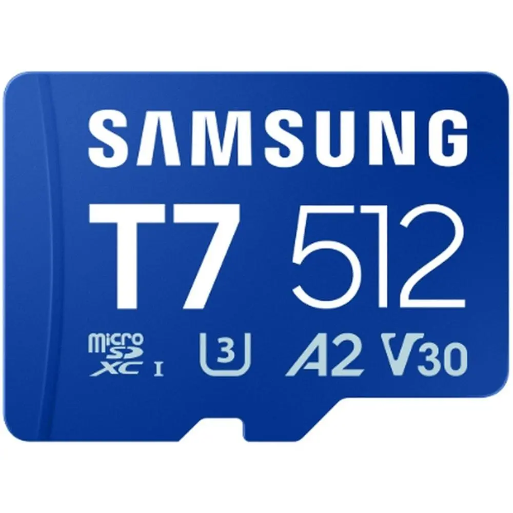 Памет, Samsung 512GB micro SD Card T7 UHS-I Transfer Speed up to 170MB/s Class 10 U3 V30 A2