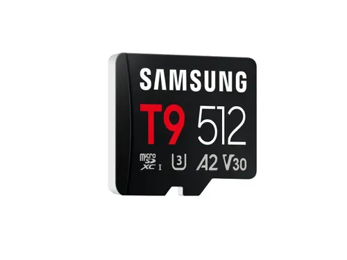Памет, Samsung 512GB micro SD Card T9 UHS-I Read 200MB/s - Write 130MB/s Class 10 U3 V30 A2 - image 2