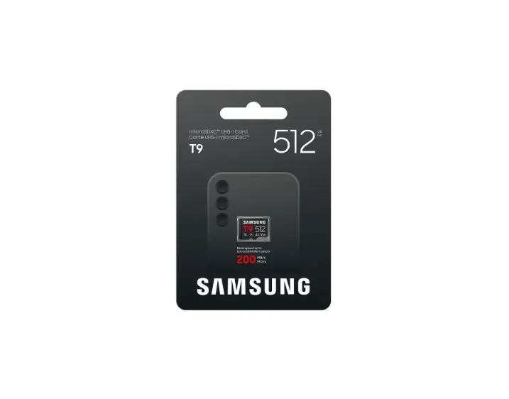 Памет, Samsung 512GB micro SD Card T9 UHS-I Read 200MB/s - Write 130MB/s Class 10 U3 V30 A2 - image 3