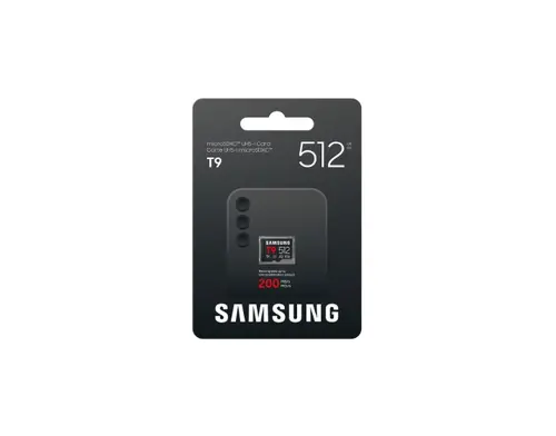 Памет, Samsung 512GB micro SD Card T9 UHS-I Read 200MB/s - Write 130MB/s Class 10 U3 V30 A2 - image 3