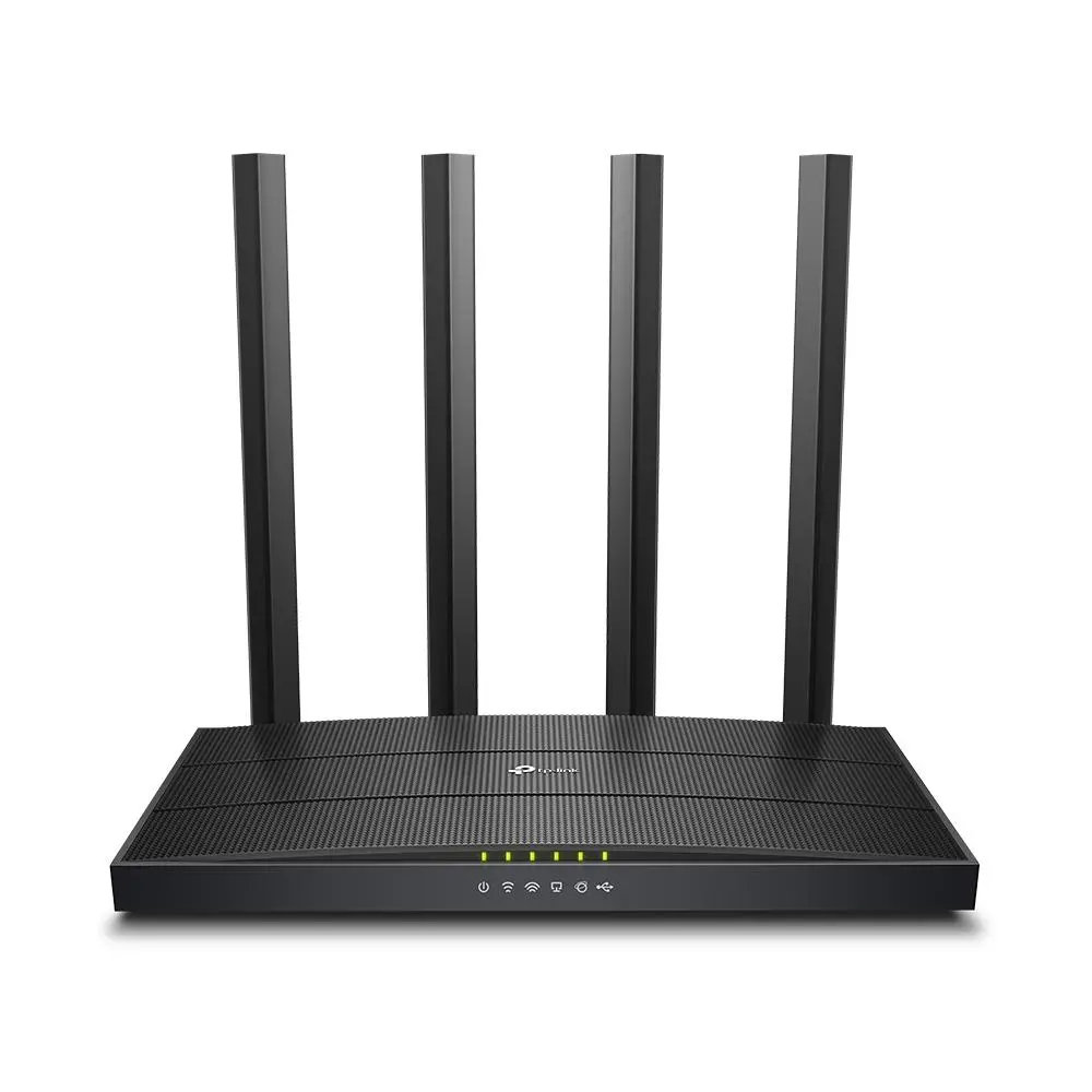Безжичен рутер TP-Link Archer C6U AC1200, 2.4/5 GHz, 300 - 867Mbps, 10/100/1000