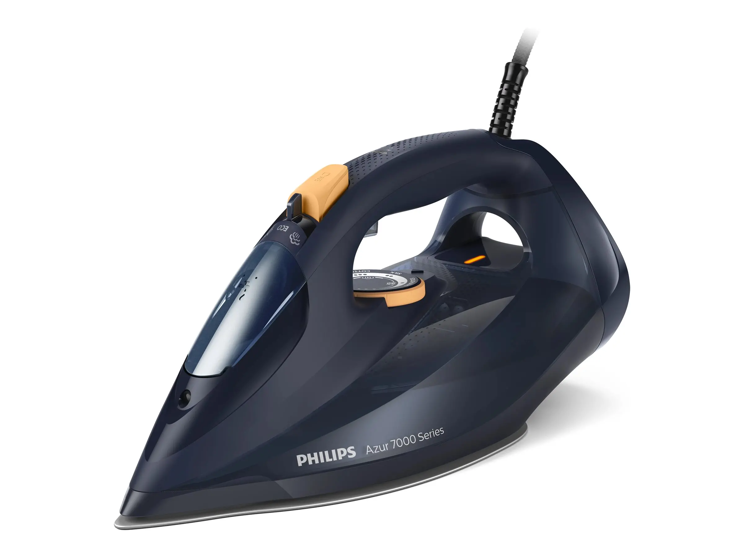 PHILIPS Парна Ютия Series 7000 3000W 55g/min 250g steam boost SteamGlide Elite dark blue - image 1