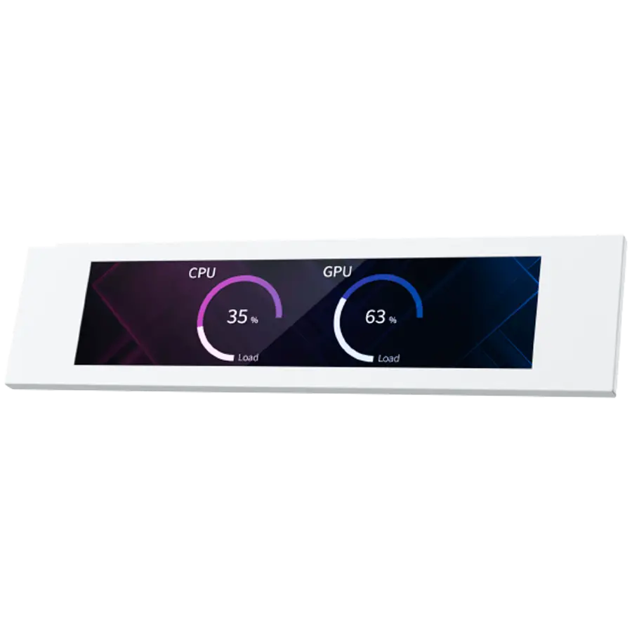9" LCD Screen Kit - White EN48685 (WH,For Pano II Series White Chassis,Magnetic Bracket,HDMI & USB Cable,Brown Box)