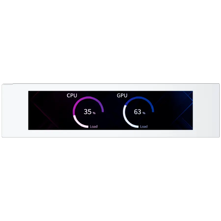 9" LCD Screen Kit - White EN48685 (WH,For Pano II Series White Chassis,Magnetic Bracket,HDMI & USB Cable,Brown Box) - image 1