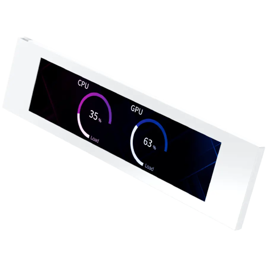 9" LCD Screen Kit - White EN48685 (WH,For Pano II Series White Chassis,Magnetic Bracket,HDMI & USB Cable,Brown Box) - image 2