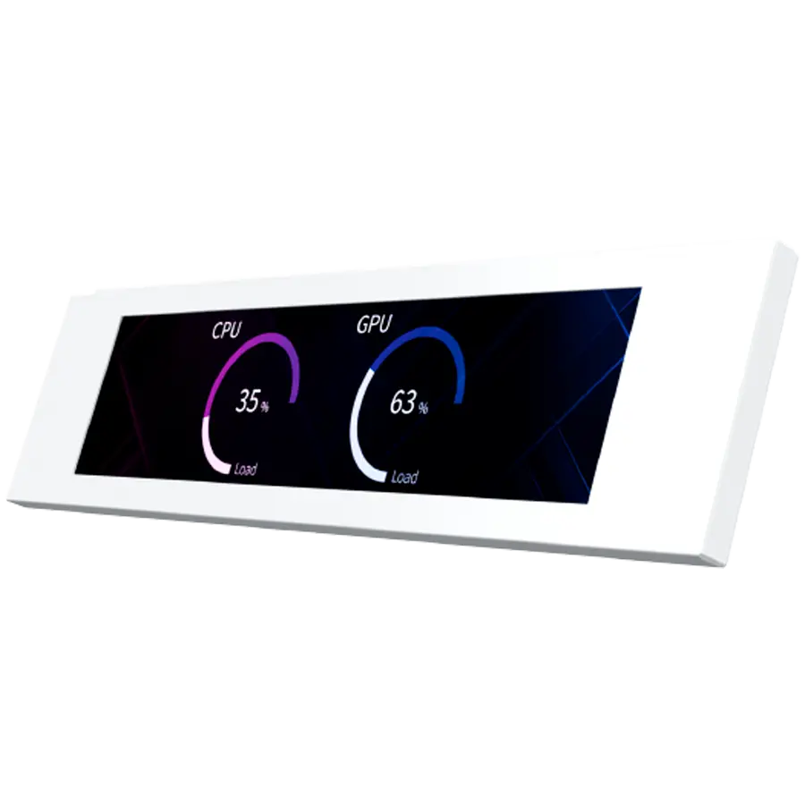 9" LCD Screen Kit - White EN48685 (WH,For Pano II Series White Chassis,Magnetic Bracket,HDMI & USB Cable,Brown Box) - image 3