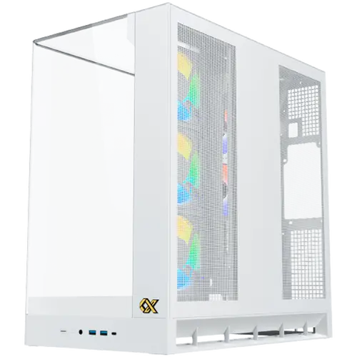 Pano II Arctic EN48425 (WH,U3x2+Type C,Curved TG,6PCS H22A WH Reverse & 2PCS H22A WH,ARGB & PWM Remote Control Box) - image 3