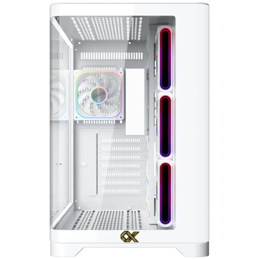 Crystal Storm Arctic V2 EN49408 (WH,EATX,U3+U2,Front Curved & Left TG,3PCS J22A PWM Arctic Reverse & 1PC J22A PWM Arctic,ARGB PCB) - image 1