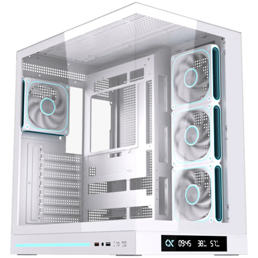 Cloud DGT Arctic EN49620 (WH,U3+U2,2PCS TG,Side ARGB LED,3PCS J22A PWM Arctic Reverse & 1PC J22A PWM Arctic,ARGB PCB,Digital LCD)