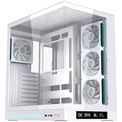 Cloud DGT Arctic EN49620 (WH, U3+U2, 2 buc. TG, ARGB LED lateral, 3 buc. J22A PWM Arctic Reverse & 1 buc. J22A PWM Arctic, ARGB PCB, LCD digital) - 1