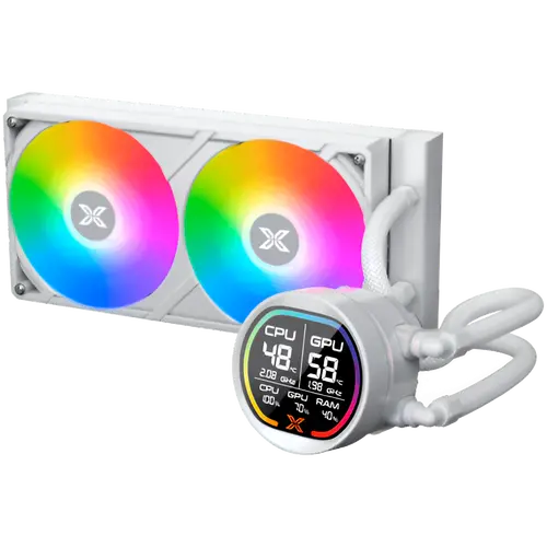LK Pro 240 Digital Arctic EN47435 (WH AIO,Digital LCD Pump & 240mm PWM Fan,Mini ARGB Controller,Intel & AMD & 20xx) - image 2