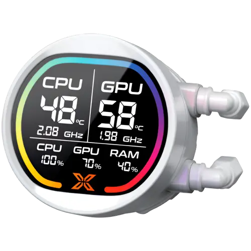 LK Pro 240 Digital Arctic EN47435 (WH AIO,Digital LCD Pump & 240mm PWM Fan,Mini ARGB Controller,Intel & AMD & 20xx) - image 4