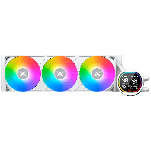 LK Pro 360 Digital Arctic EN47411 (WH AIO,Digital LCD Pump & 360mm PWM Fan,Mini ARGB Controller,Intel & AMD & 20xx) - image 1