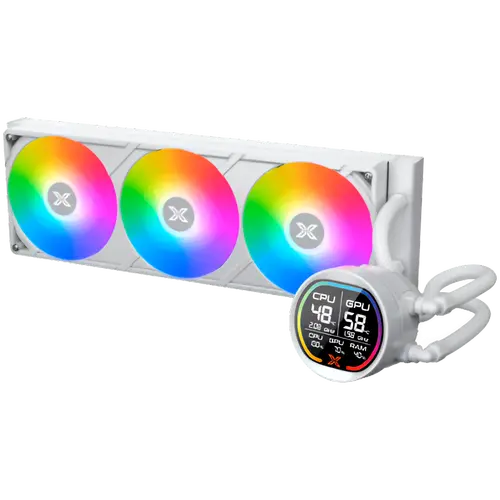 LK Pro 360 Digital Arctic EN47411 (WH AIO,Digital LCD Pump & 360mm PWM Fan,Mini ARGB Controller,Intel & AMD & 20xx) - image 2