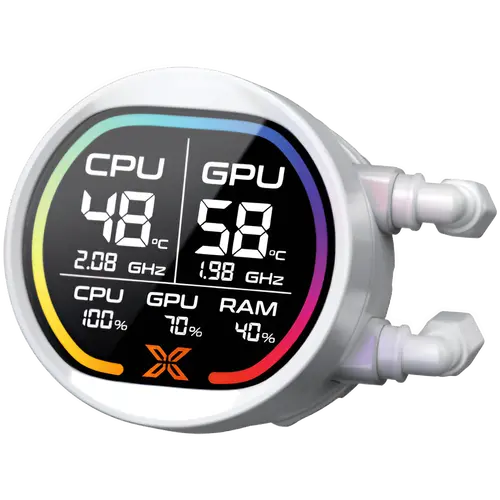 LK Pro 360 Digital Arctic EN47411 (WH AIO,Digital LCD Pump & 360mm PWM Fan,Mini ARGB Controller,Intel & AMD & 20xx) - image 4