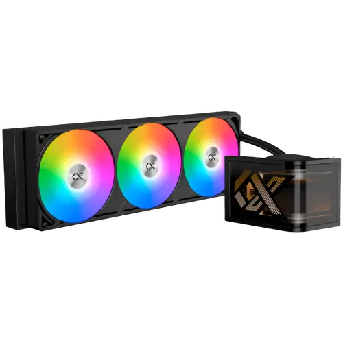 Connect Ultra 360 EN48371 (BK,AIO Liquid Cooler,Curved OLED Pump Head,ARGB PWM Fan,Mini ARGB Controller)