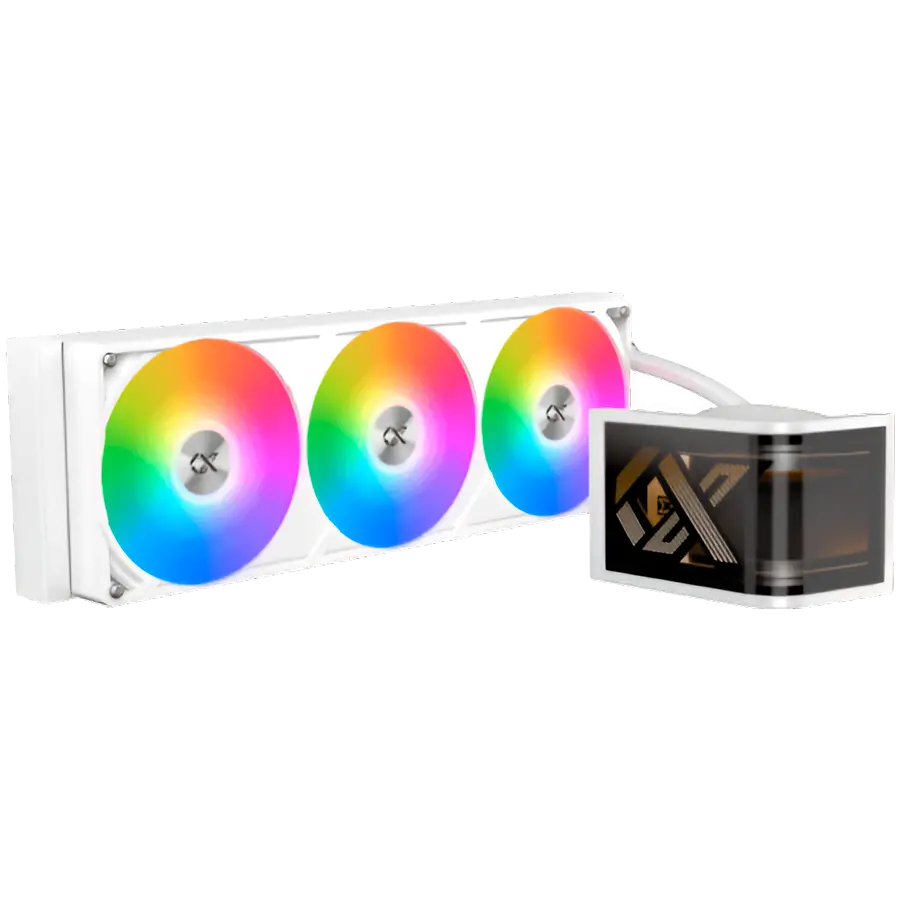 Connect Ultra 360 Arctic EN48388 (WH,AIO Liquid Cooler,Curved OLED Pump Head,ARGB PWM Fan,Mini ARGB Controller)
