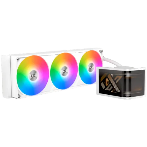 Connect Ultra 360 Arctic EN48388 (WH,AIO Liquid Cooler,Curved OLED Pump Head,ARGB PWM Fan,Mini ARGB Controller)