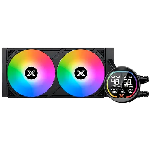 LK Pro 240 Digital EN47428 (BK AIO,Digital LCD Pump & 240mm PWM Fan,Mini ARGB Controller,Intel & AMD & 20xx) - image 1