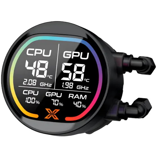 LK Pro 240 Digital EN47428 (BK AIO,Digital LCD Pump & 240mm PWM Fan,Mini ARGB Controller,Intel & AMD & 20xx) - image 4