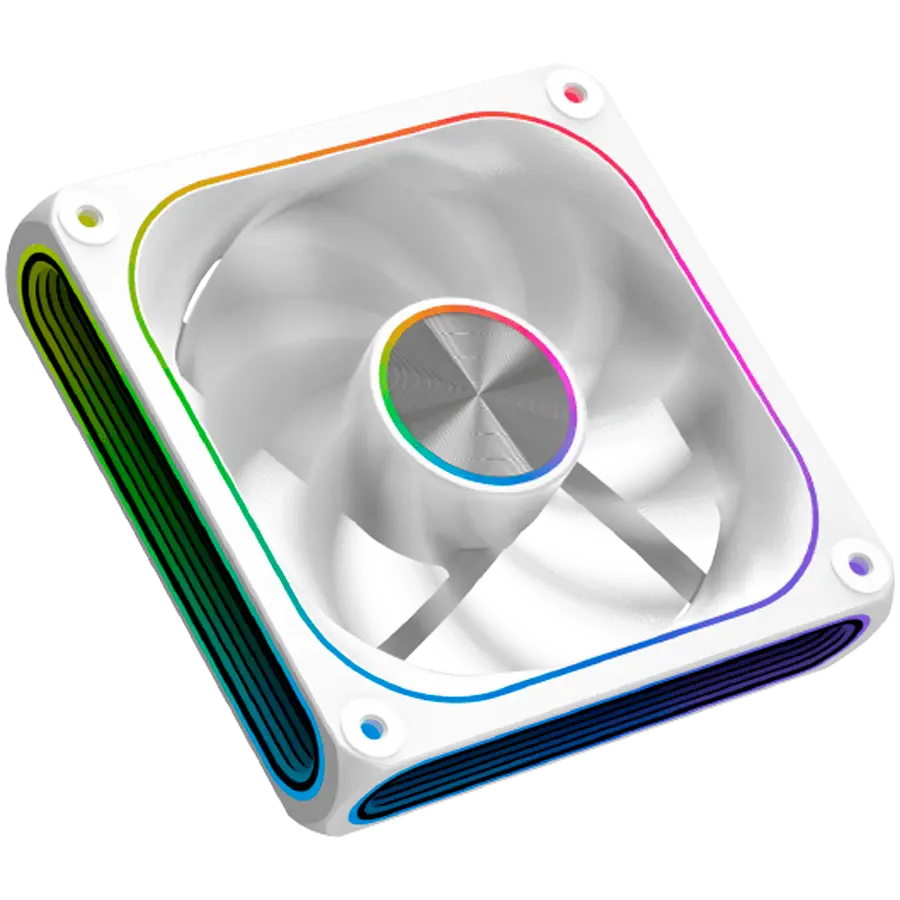 Infinity J22A Arctic Reverse EN49842 (WH, 3PCS J22A PWM Fans, ARGB & PWM Remote Control Box, A Logo Color Box) - image 1