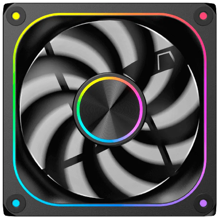 Infinity J22A EN49811 (BK, 3PCS J22A PWM Fans, ARGB & PWM Remote Control Box, A Logo Color Box)