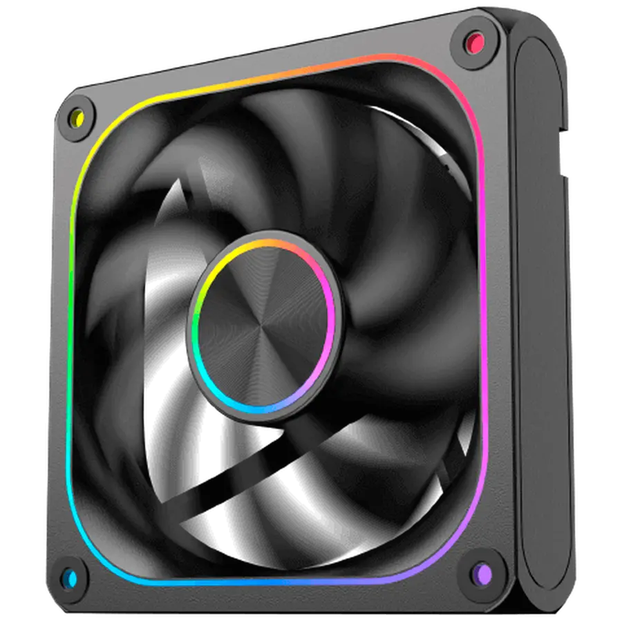Infinity J22A EN49811 (BK, 3PCS J22A PWM Fans, ARGB & PWM Remote Control Box, A Logo Color Box) - image 2