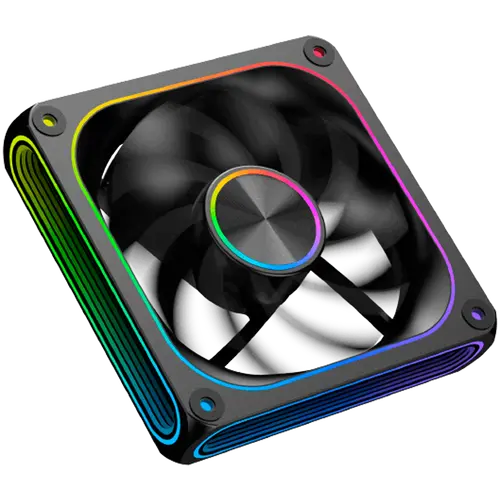 Infinity J22A Reverse EN49828 (BK, 3PCS J22A PWM Fans, ARGB & PWM Remote Control Box, A Logo Color Box) - image 1