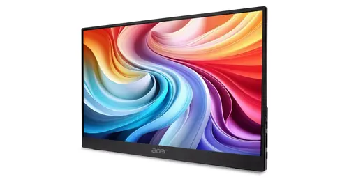 Монитор, Acer PM161QB1bmiuux, 15.6'' FHD (1920x1080), IPS, 60Hz, 4ms (GTG), 100M:1, 250 nits, AdaptiveSync, HDMI 1.4, 2x USB Type-C, Audio Out, 2x1W Speakers, BlueLightShield, Portable, Kickstand, VESA, Energy Class D, Black, 2Y - image 2