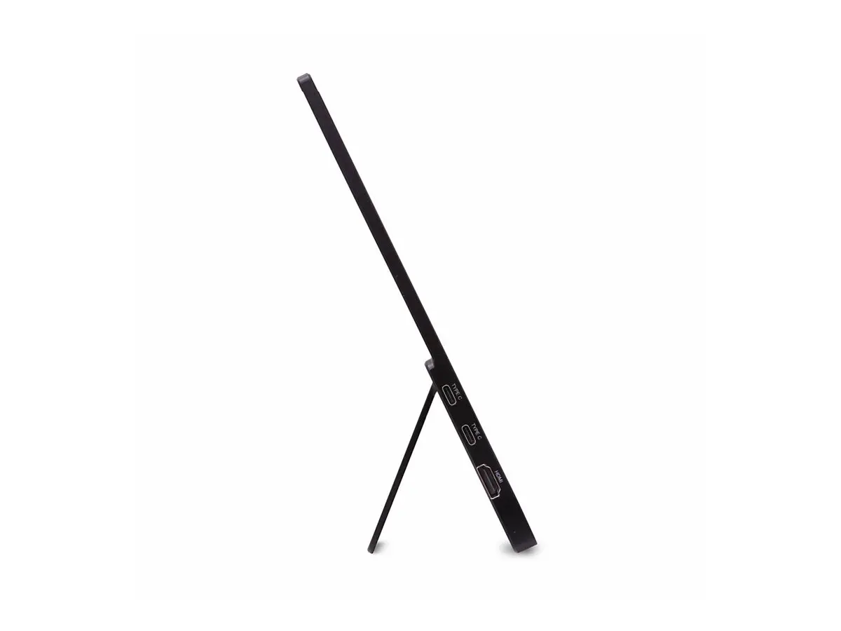 Монитор, Acer PM161QB1bmiuux, 15.6'' FHD (1920x1080), IPS, 60Hz, 4ms (GTG), 100M:1, 250 nits, AdaptiveSync, HDMI 1.4, 2x USB Type-C, Audio Out, 2x1W Speakers, BlueLightShield, Portable, Kickstand, VESA, Energy Class D, Black, 2Y - image 5