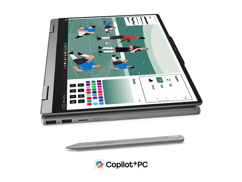 LENOVO IdeaPad 5 2-in-1 Intel Core Ultra 5 322 14inch WUXGA Touch 16GB DDR5 512GB PCIe W11H Luna Grey 3y - image 1