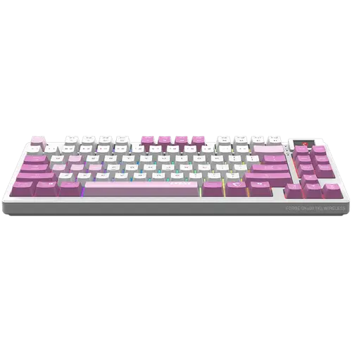 MSI FORGE GK600 TKL WIRELESS VIOLET - Hot-Swappable Mechanical Switches, PBT Keycaps, Sound-Dampening Foam and Gaskets, Integrated Display, RGB LED, 2.4GHz, BT, USB-C - image 3