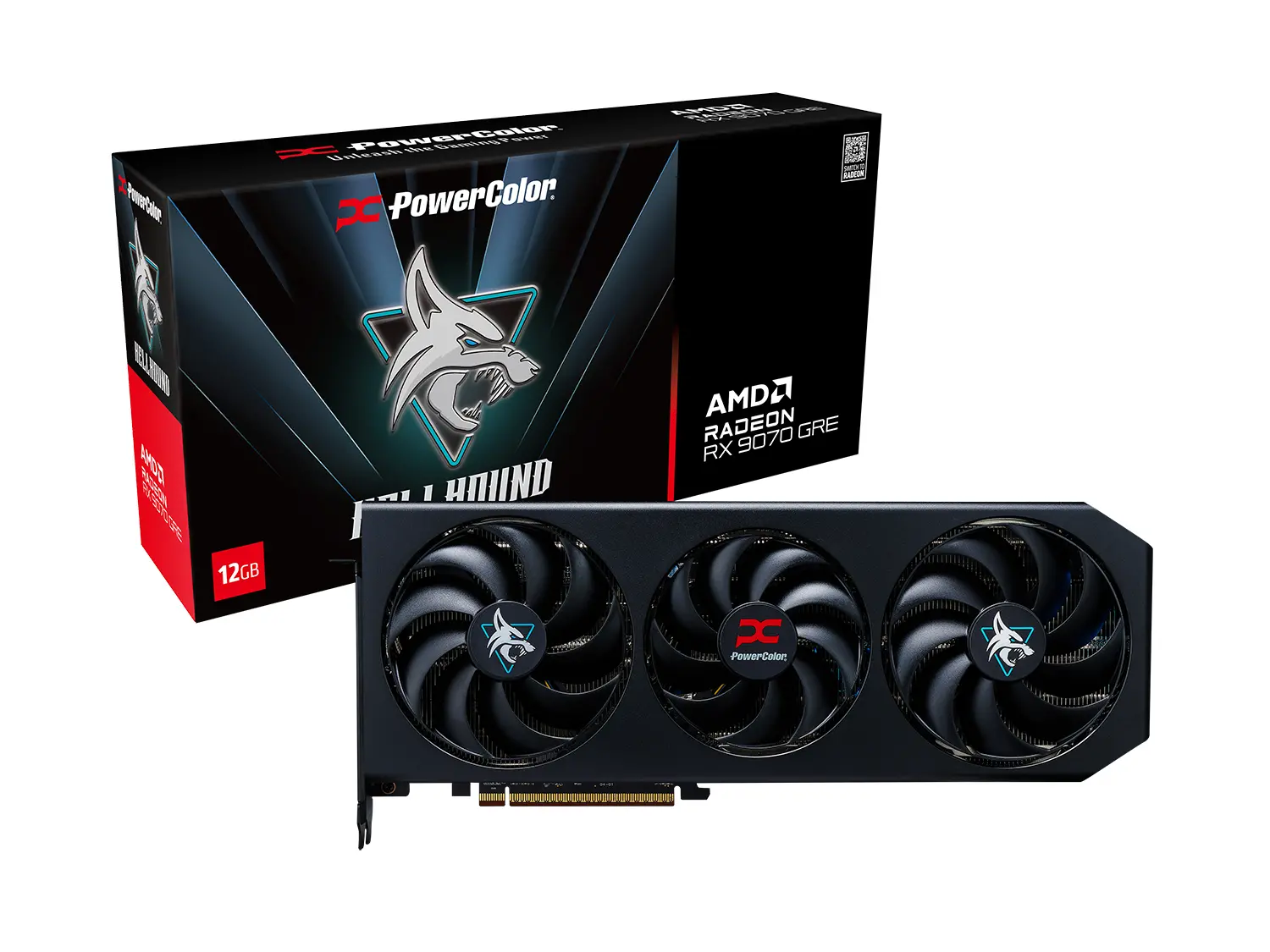 Видео карта PowerColor Radeon RX 9070 GRE Hellhound 12GB GDDR6 - image 6