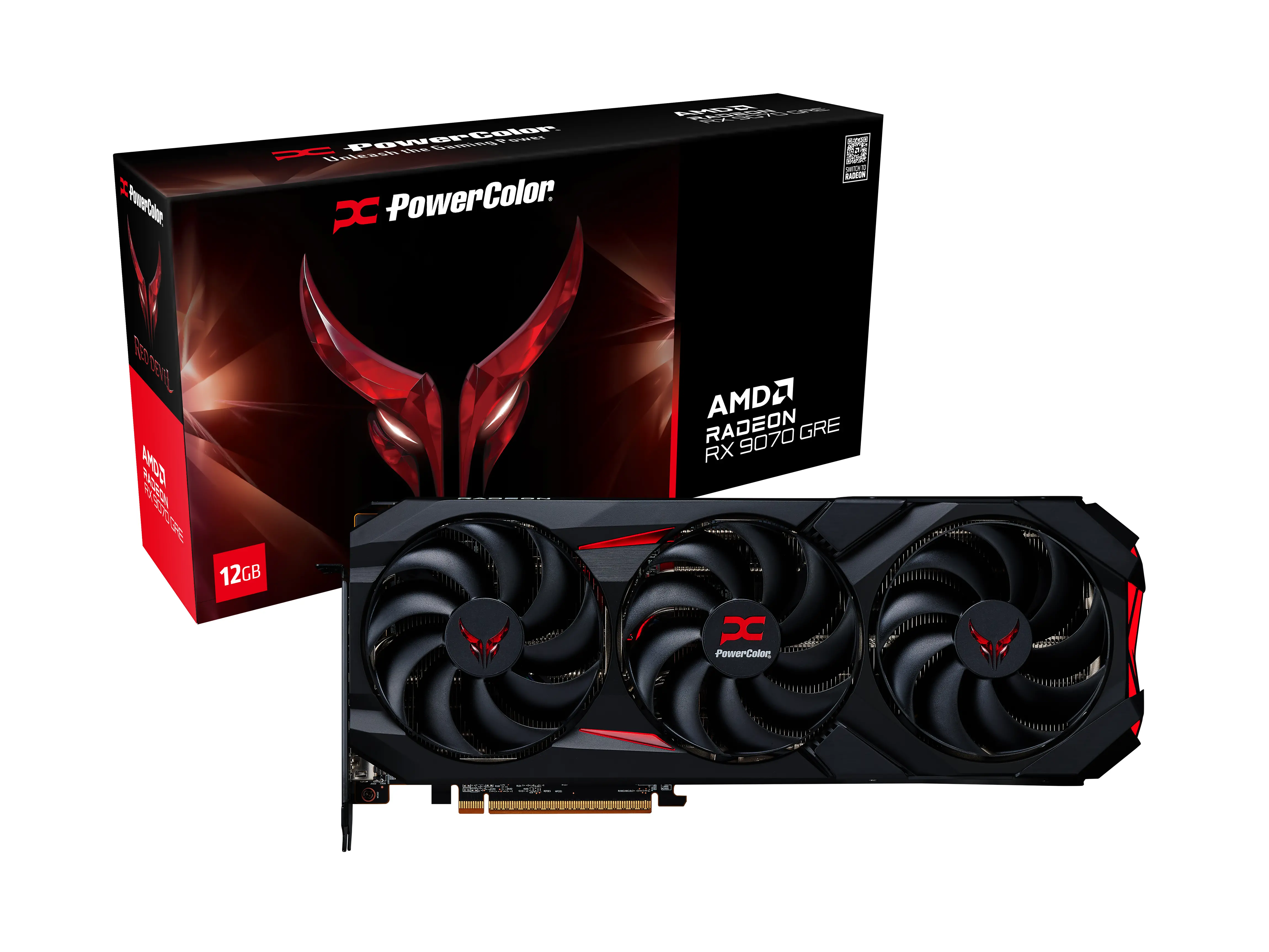 Видео карта PowerColor Radeon RX 9070 GRE Red Devil 12GB GDDR6 - image 8