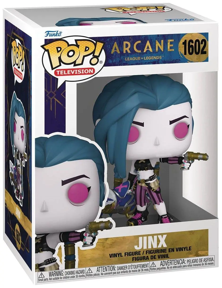 Фигурка Funko POP! Television: Arcane League of Legends - Jinx #1602 - image 1