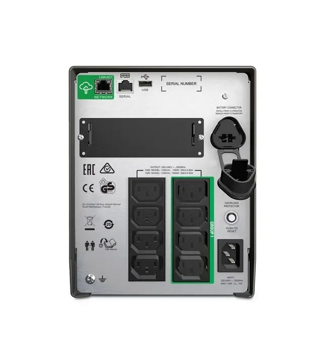 Непрекъсваем ТЗИ, APC Smart-UPS 1000VA LCD 230V with SmartConnect + APC Easy-UPS BV 800VA, AVR, IEC Outlet, 230V - image 1