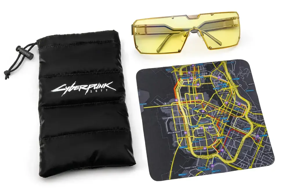 Компютърни очила GUNNAR Cyberpunk 2077 Dex - Amber - Steel - image 4