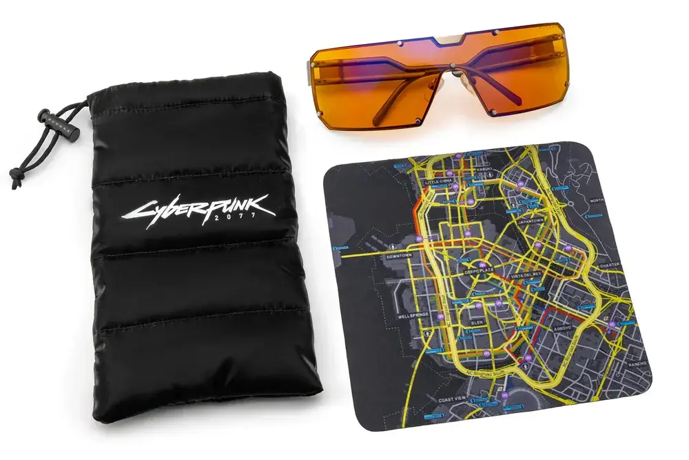 Компютърни очила GUNNAR Cyberpunk 2077 Dex - Amber Max - Steel - image 4