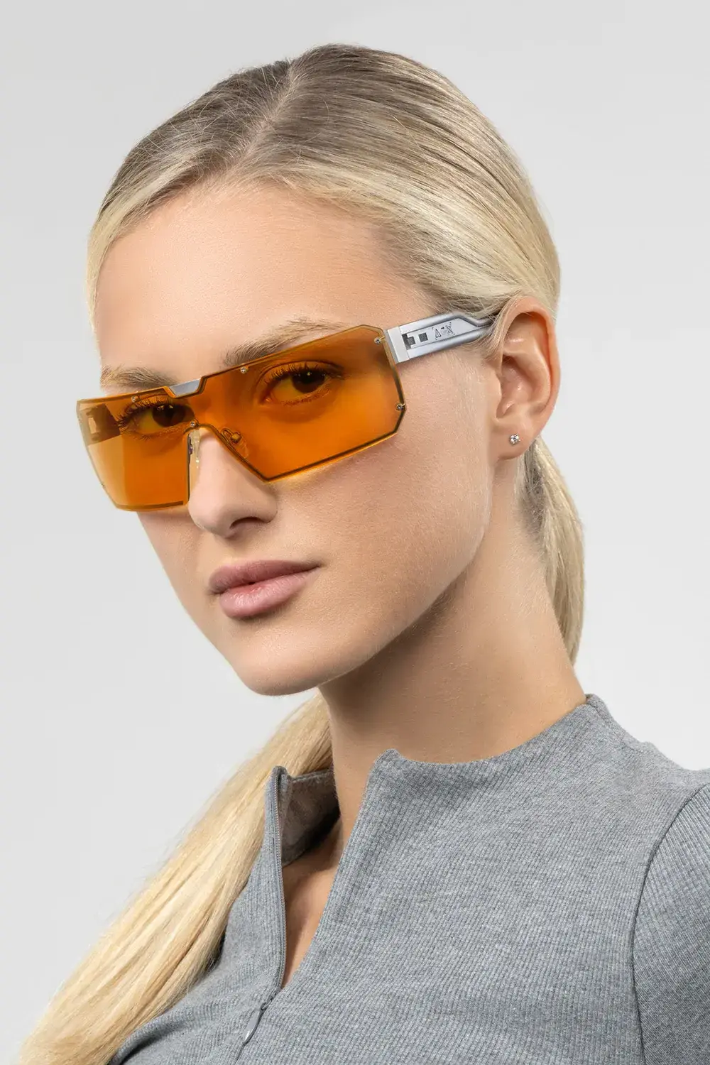 Компютърни очила GUNNAR Cyberpunk 2077 Dex - Amber Max - Steel - image 5