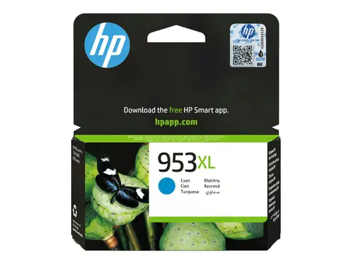 HP 953XL Capacitate mare Cyan Original Cartuș de cerneală - 1