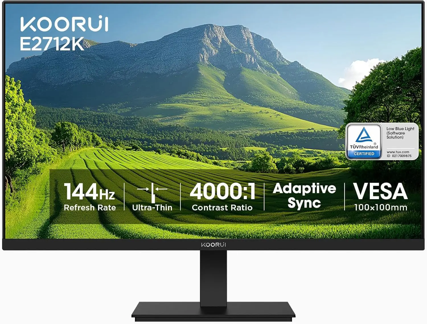 Монитор, KOORUI 27 E2712K FHD 144HZ