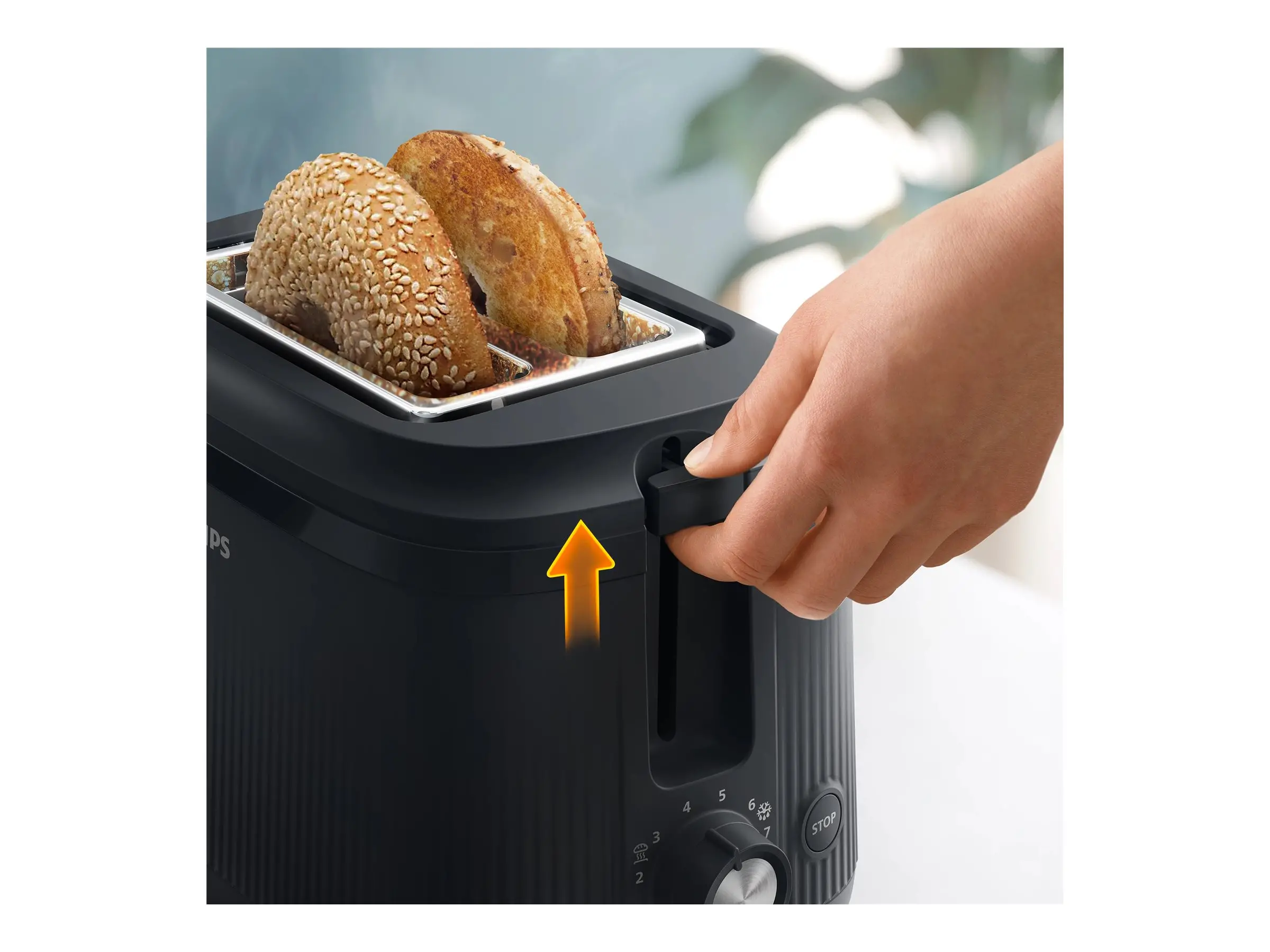 PHILIPS Тостер Series 3000 черен - image 2