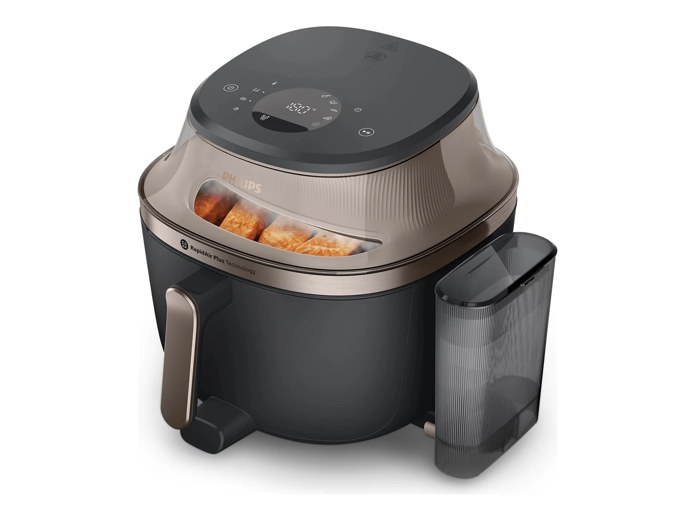 PHILIPS Airfryer Series 5000 с пара 7,2л Автоматична функция SteamClean Функция за пържене с пара